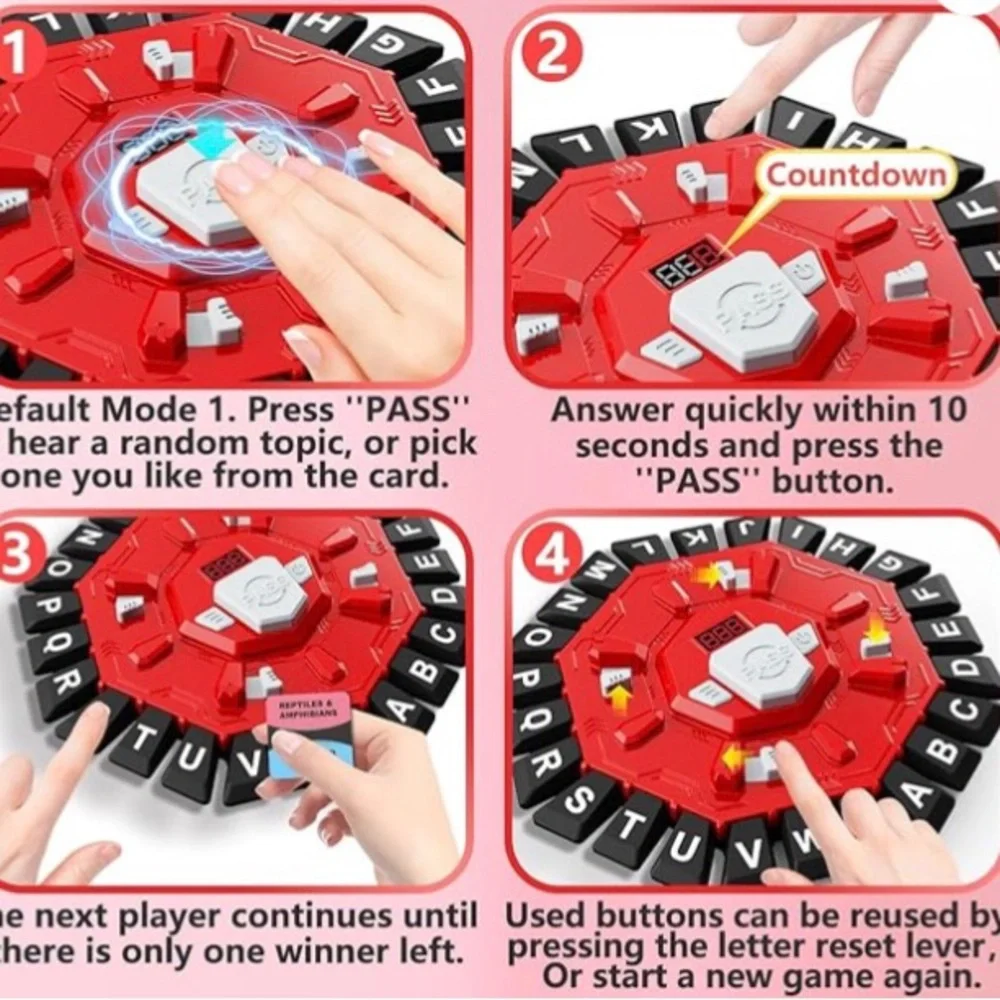Alphabet Board Game Learning Spelling Language